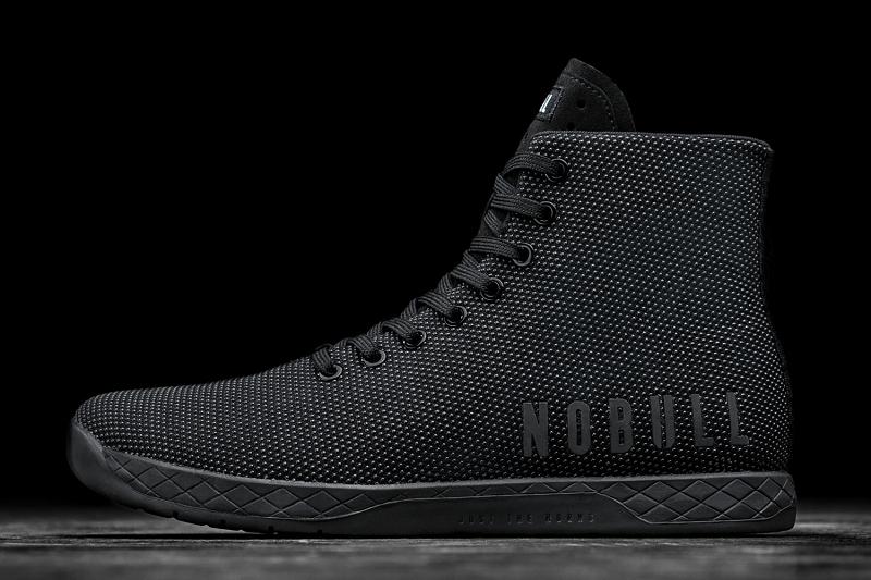 Men\'s Nobull High-Top Trainers Black | SG E2432B